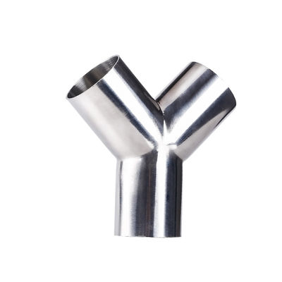 RTS Acero inoxidable sanitario 304 316 Piso de tubería Tri pinza soldadura Wyes Tee Y Tipo Tee