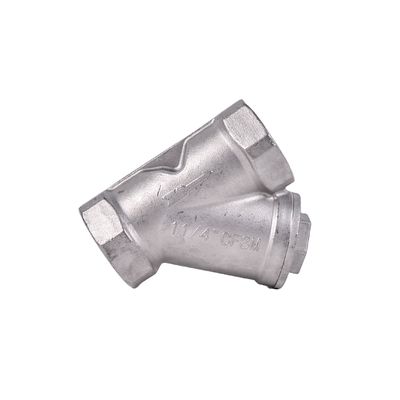 Acero inoxidable 201/304 Filamento femenino y filtro tipo Y DN50 para una filtración óptima