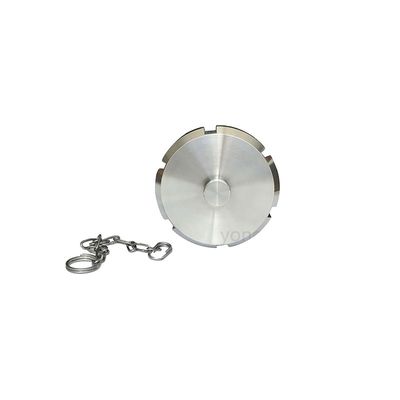 Conexión femenina Sanitaria Tubo de acero inoxidable Cap final de la cadena Blind Nut con cadena