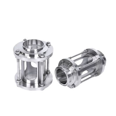 Clampada de acero inoxidable sanitario duradero 304 316L / vidrio de visión tubular de soldadura para tanque de cerveza