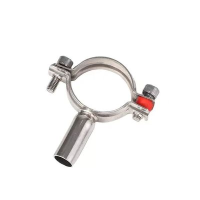 Código de cabeza redonda SS201304 Abrazadera de tubo de acero inoxidable de 45 mm de longitud con pulido