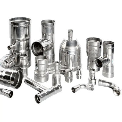 Código de cabeza redonda Acero inoxidable 304/316L Accesorios de prensa para sistemas de agua de plomería