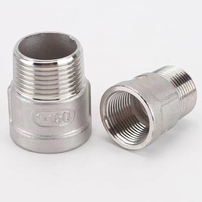 1'-8'' Acero inoxidable Pipe ajuste Adaptador de reducción 1/8" NPT Hombre X 1/4" NPT Mujer