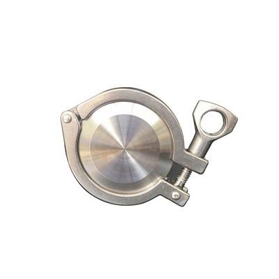 Código de cabeza redonda personalizada Sanitaria 304/316L Acero inoxidable 1.5 Tri Clamp Ferrule Cap final