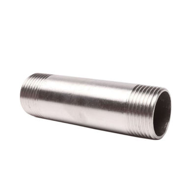1/4''-4.0'' de acero inoxidable de hilo masculino tubo pezón para sanitario de doble tubo de accesorios