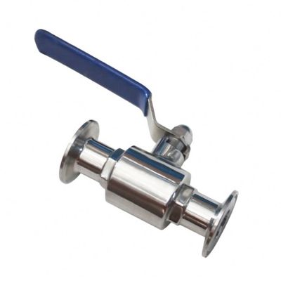 Industria Química Sanitaria Acero inoxidable Tri abrazadera Ferrule válvula de bolas SS304L/SS316