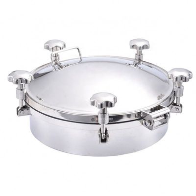 Capa de alcantarillado sanitario garantizado para el tanque de plata 304 316L diseño de acero inoxidable