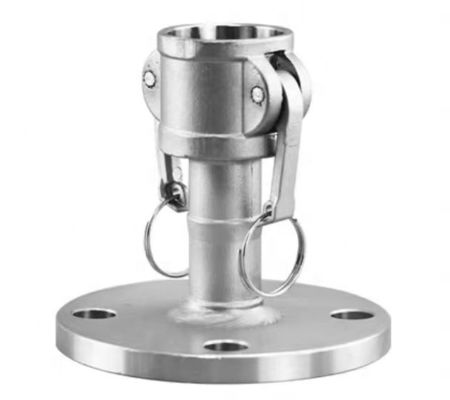 Apoyo personalizado ODM SS316 DN50 acoplamiento de camilla con PN16 Flange Equal y Diseño