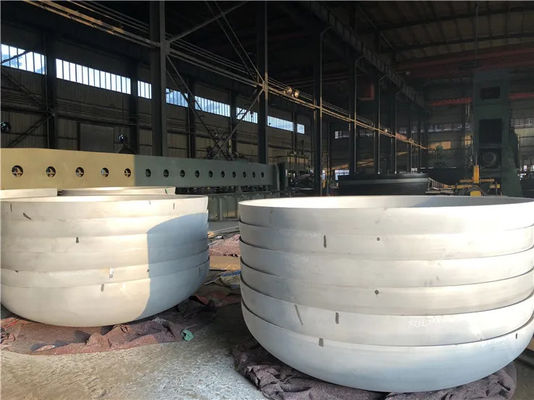 Cabeza torisférica de acero al carbono forjado con estampado a presión en frío para aplicaciones industriales