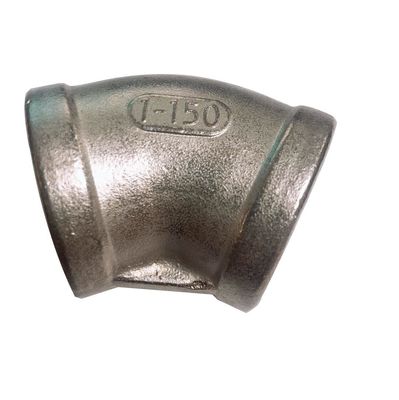 Apoyo OEM personalizado para el acero inoxidable 201 304 de 45 grados de codo de ajuste de tubería femenina