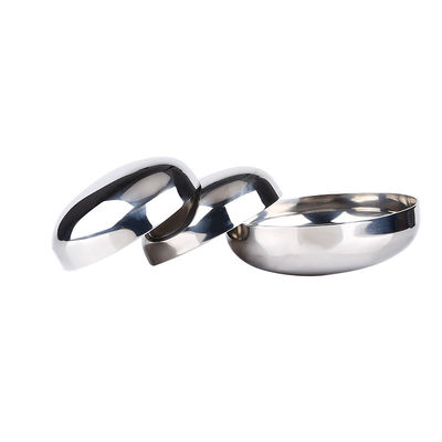 Séptico SS304/SS316 Saldado Oval Cap de la cabeza de acero inoxidable Esférica del extremo de la tapa del tubo de ajuste