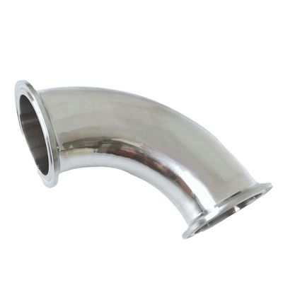 RTS Sanitaria Codo de tubería ajuste de 90 grados Codo de acero inoxidable 90 grados conexión de abrazadera
