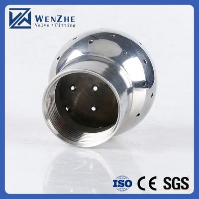 Sanitaria 304 316L de acero inoxidable 360 grados CIP bola de limpieza por rocío para alimentos y bebidas