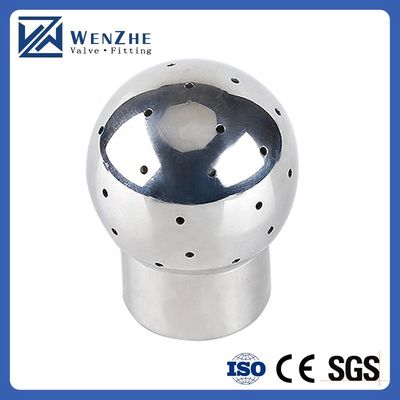 Sanitaria 304 316L de acero inoxidable 360 grados CIP bola de limpieza por rocío para alimentos y bebidas