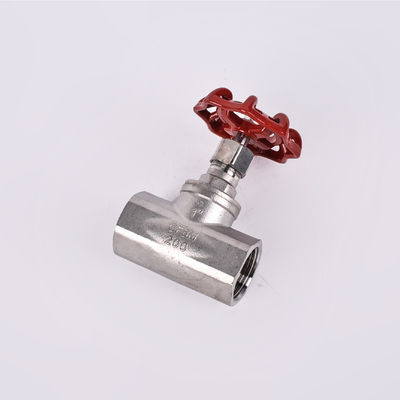 Control de NPT de acero inoxidable DN15-80 Plata Actuador de fundición manual de tipo B Globo/válvula de parada