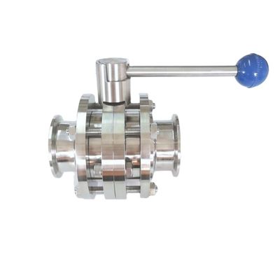 Clampada de flanges de acero inoxidable de 3 piezas de acero inoxidable 304 316L
