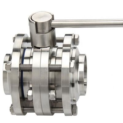 Clampada de flanges de acero inoxidable de 3 piezas de acero inoxidable 304 316L