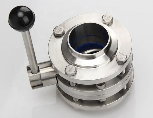 Clampada de flanges de acero inoxidable de 3 piezas de acero inoxidable 304 316L