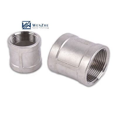 Acero inoxidable 304 316 con banda de enchufe, acoplamiento femenino roscado SS304 201 316 NPT BSPT BSPP