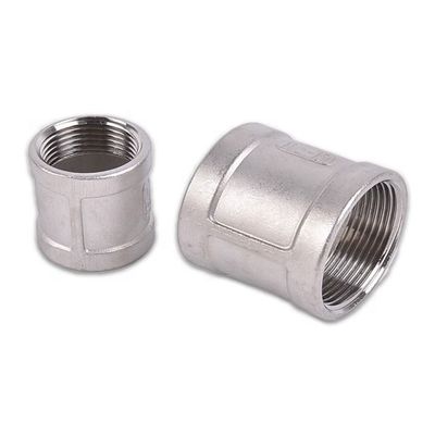 Acero inoxidable 304 316 con banda de enchufe, acoplamiento femenino roscado SS304 201 316 NPT BSPT BSPP
