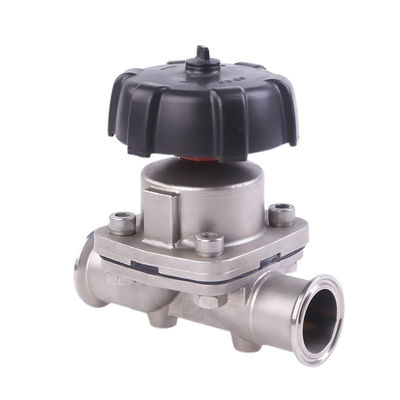DN8-DN50 Valva de diafragma compuesta de acero inoxidable 316L DIN para productos farmacéuticos