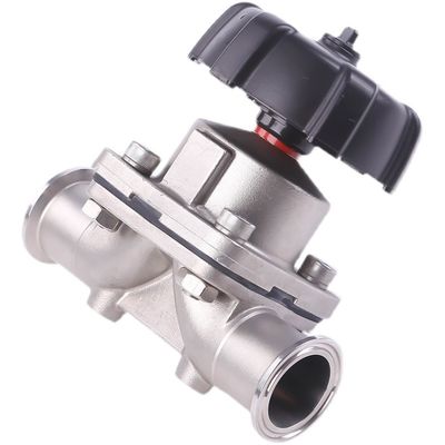 DN8-DN50 Valva de diafragma compuesta de acero inoxidable 316L DIN para productos farmacéuticos