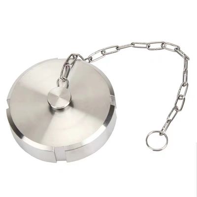 WZ SMS sanitario Union Blind Nut con cadena DIN 3A SMS Código general de cabeza cilíndrica
