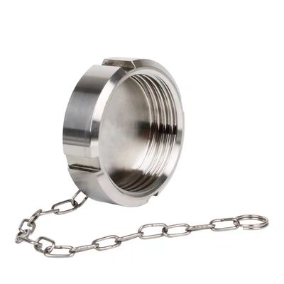 WZ SMS sanitario Union Blind Nut con cadena DIN 3A SMS Código general de cabeza cilíndrica