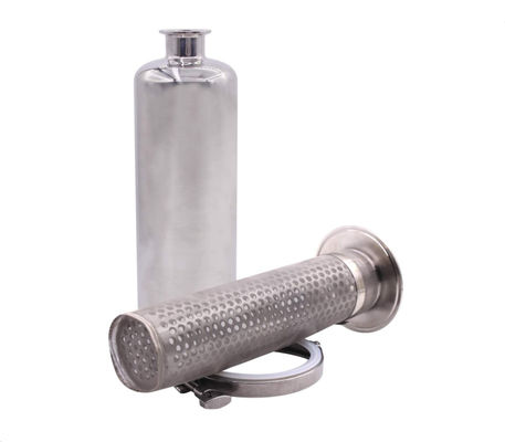 1.5 pulgadas de filtro tri-clamp SS304 Accesorios sanitarios con filtro recto en línea igual