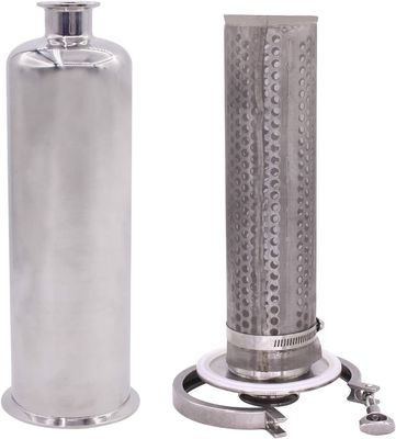 1.5 pulgadas de filtro tri-clamp SS304 Accesorios sanitarios con filtro recto en línea igual