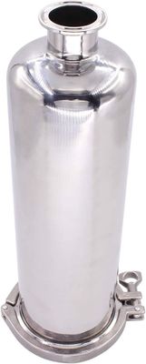 1.5 pulgadas de filtro tri-clamp SS304 Accesorios sanitarios con filtro recto en línea igual