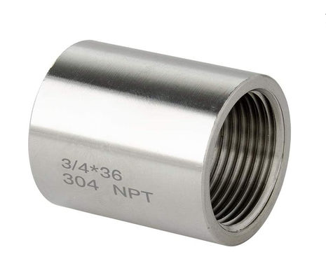 Acero inoxidable 304 acoplamiento de tubería ajuste 3/4 "x 3/4" adaptador conector de acoplador femenino