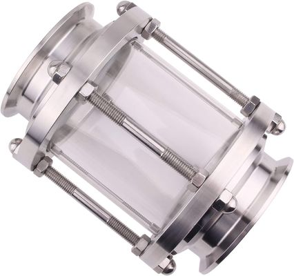 Vidrio de visión de 3 pulgadas de tipo Tri Clamp personalizable para monitoreo de flujo en sistemas sanitarios