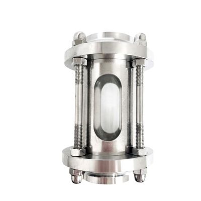 Vidrio de visión de 3 pulgadas de tipo Tri Clamp personalizable para monitoreo de flujo en sistemas sanitarios