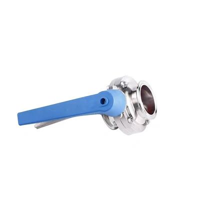 Necesidades personalizadas ODM de acero inoxidable 304 31Tri Clamp Clover DIN 3A SMS Las válvulas de mariposa