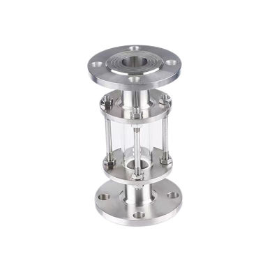 WZ acero inoxidable 304 316 Vidrio de visión de tubería conectado con brida para sistemas a presión