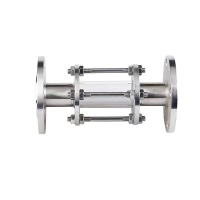 WZ acero inoxidable 304 316 Vidrio de visión de tubería conectado con brida para sistemas a presión