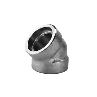 Acero inoxidable 304 316 316L 45 grados enchufe soldado codo 3000 6000 9000
