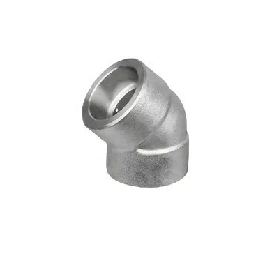 Acero inoxidable 304 316 316L 45 grados enchufe soldado codo 3000 6000 9000
