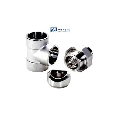 1&quot; DN25 acero inoxidable forjado enchufe de soldadura Tee SW Pipe Fitting 304 316 316L