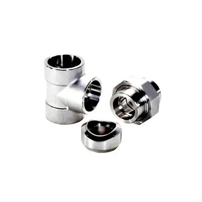 1&quot; DN25 acero inoxidable forjado enchufe de soldadura Tee SW Pipe Fitting 304 316 316L