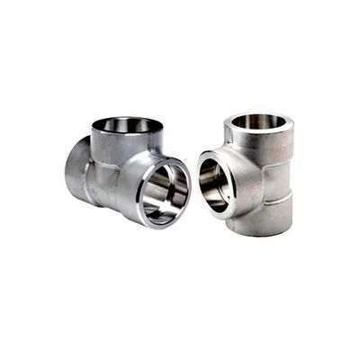 1&quot; DN25 acero inoxidable forjado enchufe de soldadura Tee SW Pipe Fitting 304 316 316L