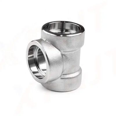 1&quot; DN25 acero inoxidable forjado enchufe de soldadura Tee SW Pipe Fitting 304 316 316L