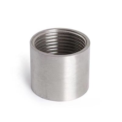 Tubo de acero inoxidable femenino de acoplamiento de pezones roscado para RTS 1/4''-4.0