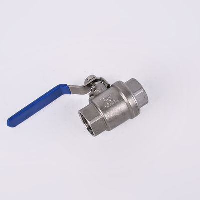 RTS de acero inoxidable 304 2PC válvula de bola de rosca femenina para agua a temperatura media