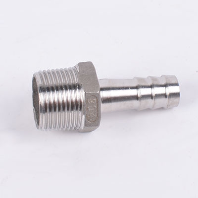 Acero inoxidable RTS de plata 201 304 Accesorios para tuberías Hex manguera de pezón pezón para uso doméstico