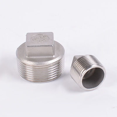 Acero inoxidable 201 304 Cuadragón Conector de cabeza de enchufe y pezones para el montaje de tubos de fundición