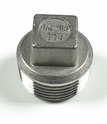 Acero inoxidable 201 304 Cuadragón Conector de cabeza de enchufe y pezones para el montaje de tubos de fundición