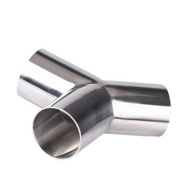 RTS Acero inoxidable sanitario 304 316 Piso de tubería Tri pinza soldadura Wyes Tee Y Tipo Tee