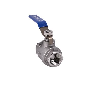 Válvula de bola de acero inoxidable de 2PC personalizable para diferentes aplicaciones industriales